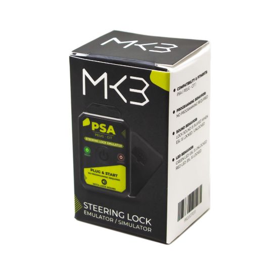 New PSA Peugeot Citroen 2011 and Up Steering Lock Emulator Simulator With Lock Sound For PSA Cars With Electronic Steering Column Lock (ESCL), FT-CAN, 2011 And Up | Emirates Keys